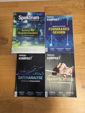 Spektrum der Wissenschaft Kompakt 5 Hefte Magazine Manipulation Datenanlyse Zeit