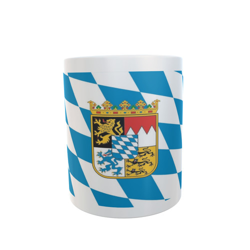 Tasse bayern mit wappen fahne - mit,