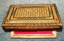 Schmuckkästchen mit Spieluhr und Intarsien Arbeiten aus den ca. 60er/70er Jahren