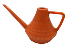 DDR Blumengießkanne Gießkanne 70er / 80er Jahre orange Rarität