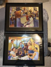 2 Gerahmte Vintage Poster 50er