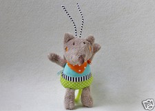 ♫♪ Fehn Spieluhr Wolf Melodie "Schlaf, Kindlein schlaf" Minispieluhr dm (T147)