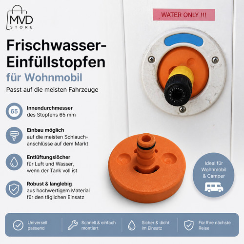 Frischwasser einfüllstopfen - frischwasser,