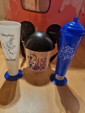 BECHER UND BOX- ORIGINAL DISNEYLAND PARIS -POPCORN EIMER UND 2 SLUSH EIS BECHER