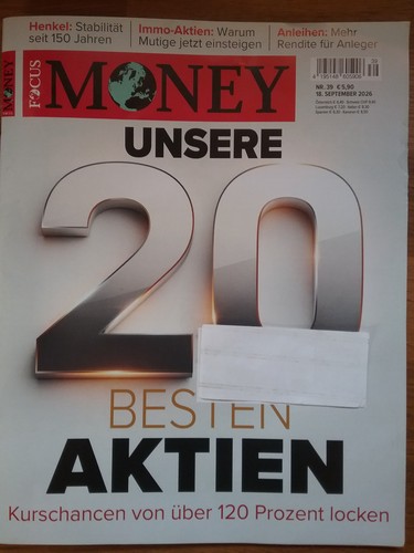 Zeitschrift focus money - focus,