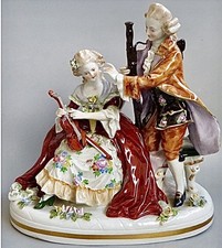  CAPODIMONTE PORZELLANFIGUR