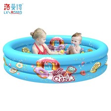 Planschbecken Ice Cream Kids 110x30cm - Aufblasbarer Babypool Kinderpool Pool