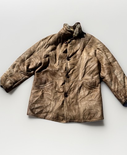 Vintage molinari shearling - vintage,