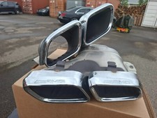 MERCEDES ENDROHRBLENDEN AUSPUFFBLENDEN AMG GT GT2 FACELIFT C190 R190 COUPE