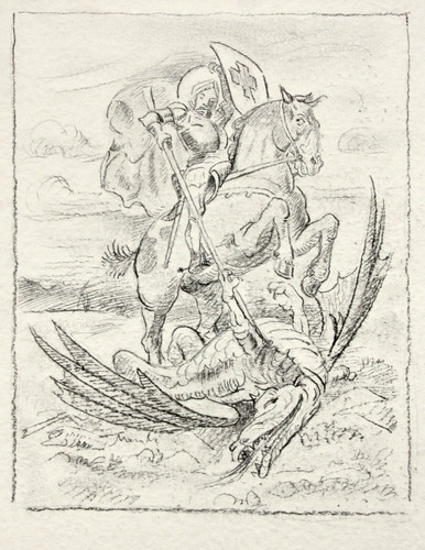 Kampf des heiligen - des, georg