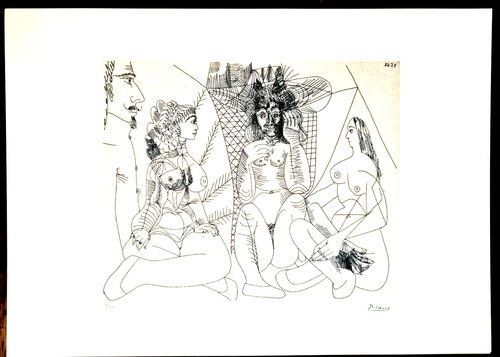 Pablo picasso trois - trois, femmes