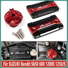 Für SUZUKI Bandit S650 600 1200S 1250/S CNC Bremsflüssigkeitsbehälterdeckel Neu