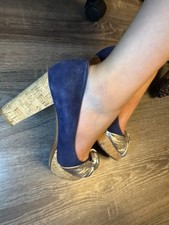 High Heels Getragen Peeptoes Gr. 39 Sammler Pumps Damen