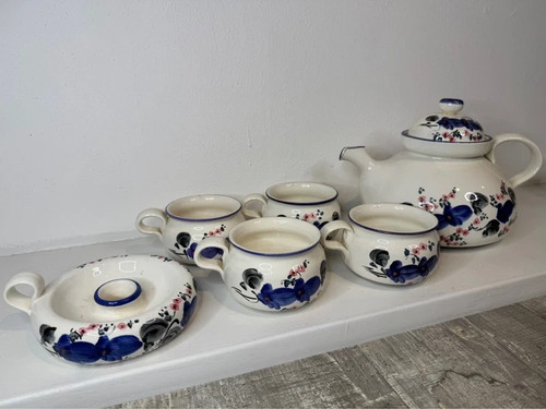 Wunderschönes keramik tee - wunderschönes, keramik-tee-set