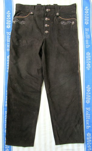 Bestickte dunkelbraune - bestickte,