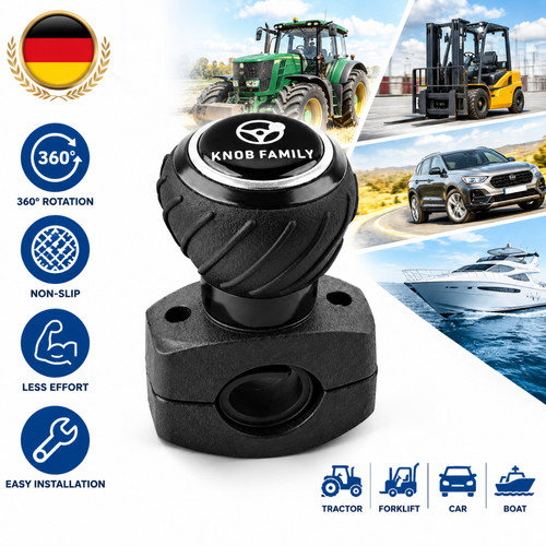 Lenkradknauf 360 drehbar - lenkradknauf, 360°