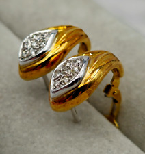 Brillant-Ohrstecker mit Clip-Verschluss - 14 Brillanten - 750er Rosé-Gold