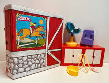 Barbie Koffer Reiterhof Haus -
