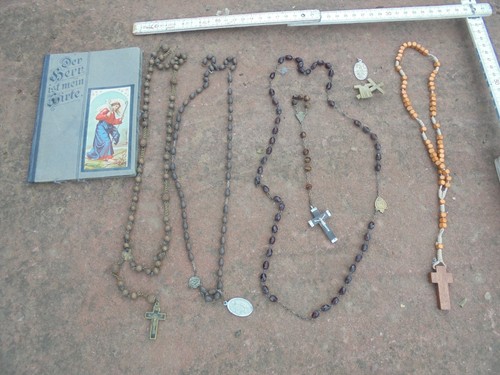 Alter rosenkranz perlen - rosenkranz, kette