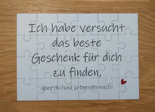 Puzzle karte das - das, beste