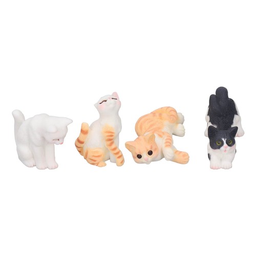 Miniatur katze figuren 12 - 4x, 1:12