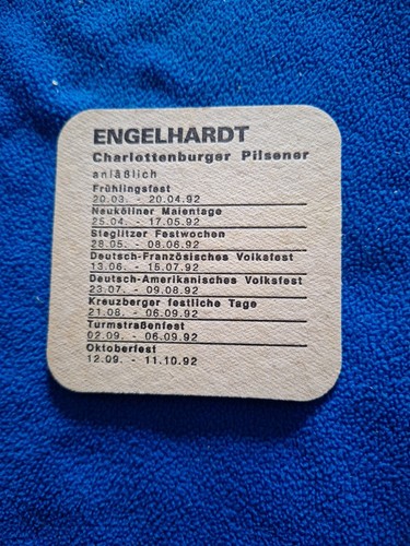 Beer mat 1992 berlin - mat,