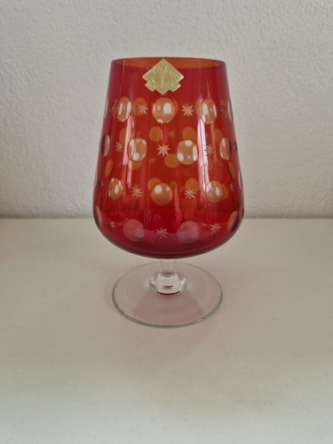 überfangglas rubinroter - Überfangglas,