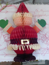 Vintage Papier Christbaum-Schmuck ca- 27cm Deko- Weihnachten Hänge-Deko