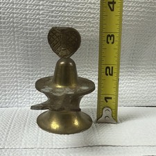 Brass Shiva Lingam with Naga