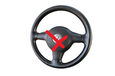 VW Polo 6N2 Lupo Lenkrad Sportlenkrad Leder 3-Speichen Lederlenkrad 6X0419091G