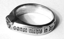  Wappenring Bismarck mit Zitat "Wir Deutsche fürchten Gott sonst nichts ..."