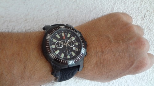 Swiss military chronograph - military,