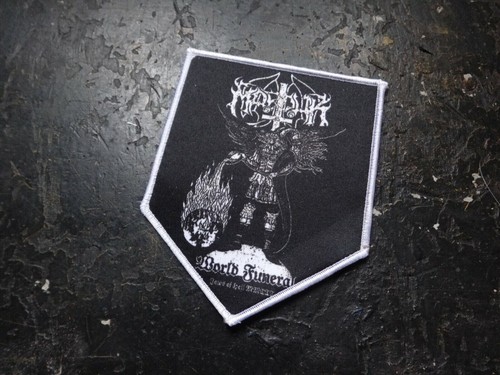 Marduk shield patch black - patch,