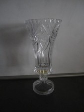 alte große Kristall Vase