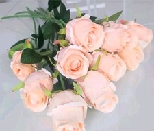 Künstliche Rosen Pfirsich mit