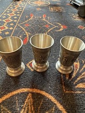Zinnbecher Set 3 Stück