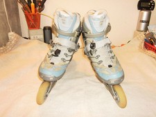 Inliner SALOMON Rollerskates Rollschuhe ALU Damen Gr. EU 39, (25 cm),  GUT! (51)