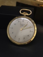 Taschenuhr Junghans Astra 17 Jewels Handaufzug vergoldet
