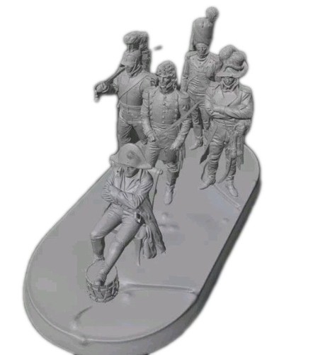 54mm unbemalte napoleon at - ,