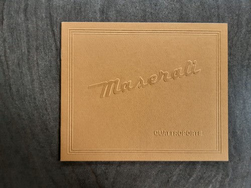 Maserati quattroporte - ,