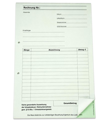 Rechnungsblock