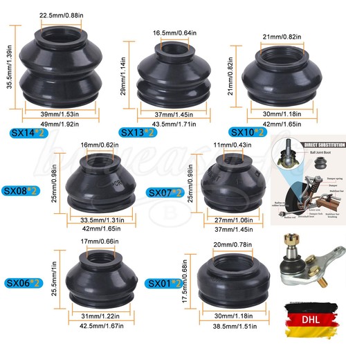14x spurstangenkopf - 14x,