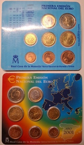 Euro kms spanien 2001 - euro, bu