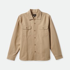 BRIXTON BOWERY SURPLUS SHIRT HEMD SAND GR: M