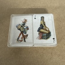 Seltenes Erotik Kartenspiel DDR Pin Up Romme Bridge Canasta komplett 110 Karten