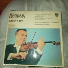 HENRYK SZERYNG Mozart VIOLIN CONCERTO 5+6 New Philharmonia ITALY 1966 STEREO 1ST