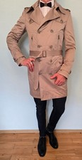Drykorn Leeds Trenchcoat Doppelreiher Mantel Coat Braun/Beige Gr. 102