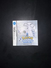 Anleitung Nintendo DS Original Pokemon Soulsilver Silberne Edition