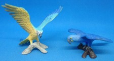 Schleich 14689 14690 Hyazinth-Ara + Gelbbauch-Ara 2-teilig