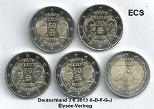 Deutschland 5 x 2 € Euro GM